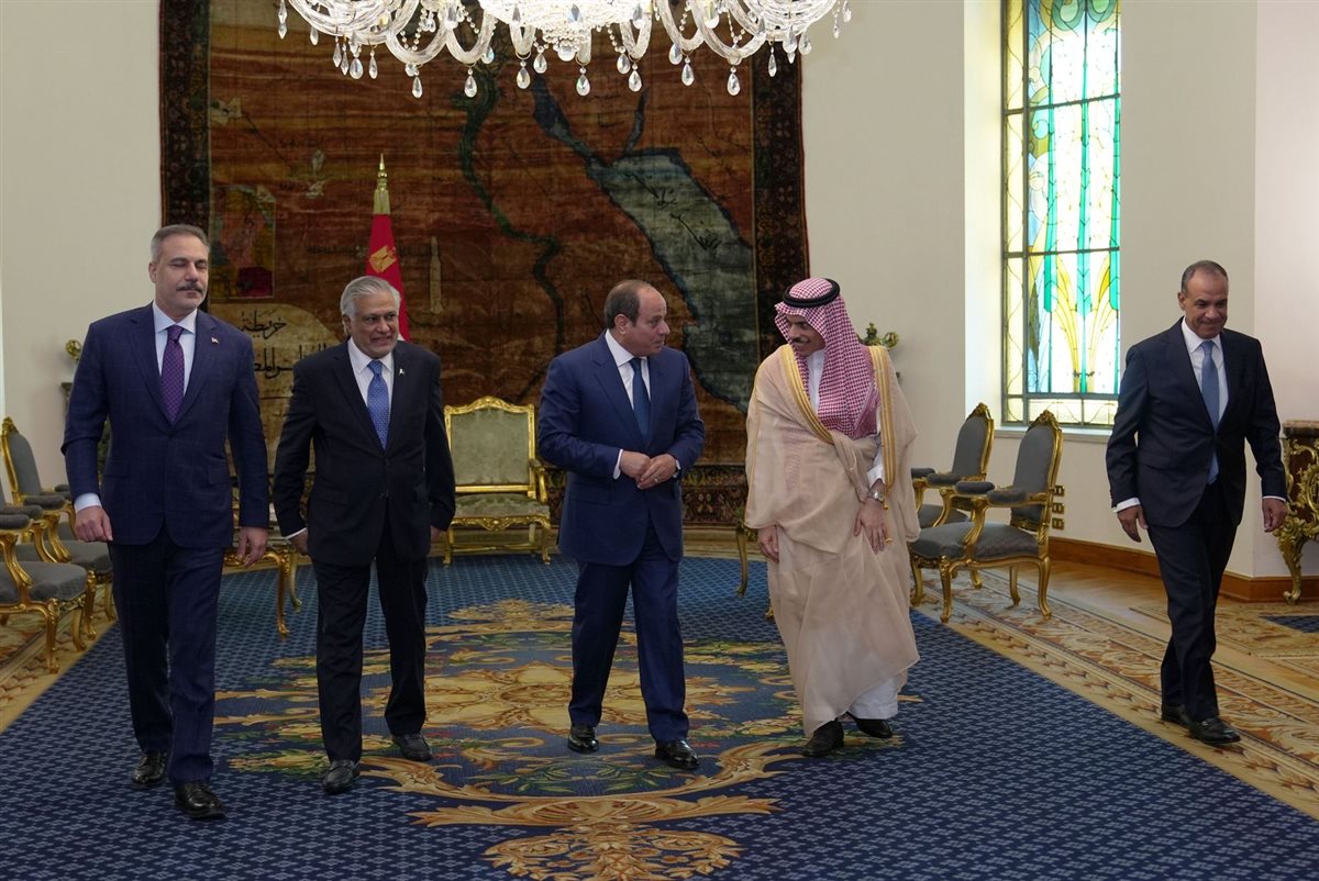 مباحثات السيسي مع وزراء خارجية باكستان وتركيا والسعودية