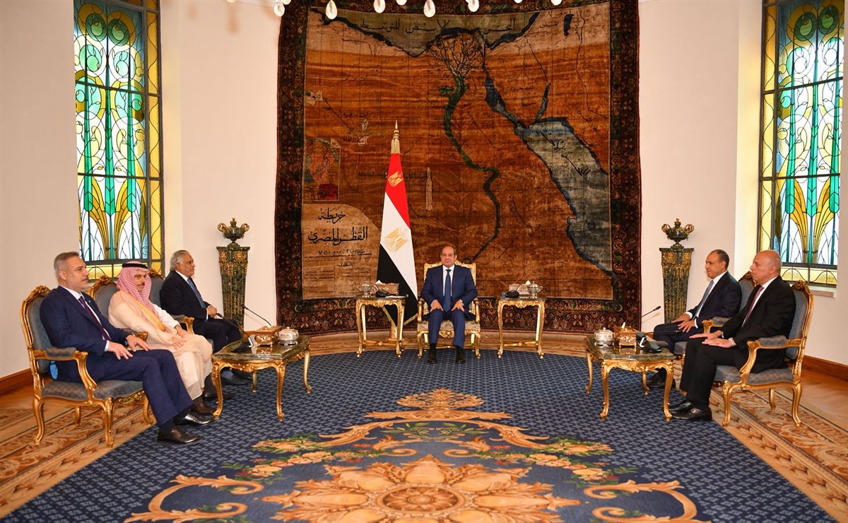 مباحثات السيسي مع وزراء خارجية باكستان وتركيا والسعودية