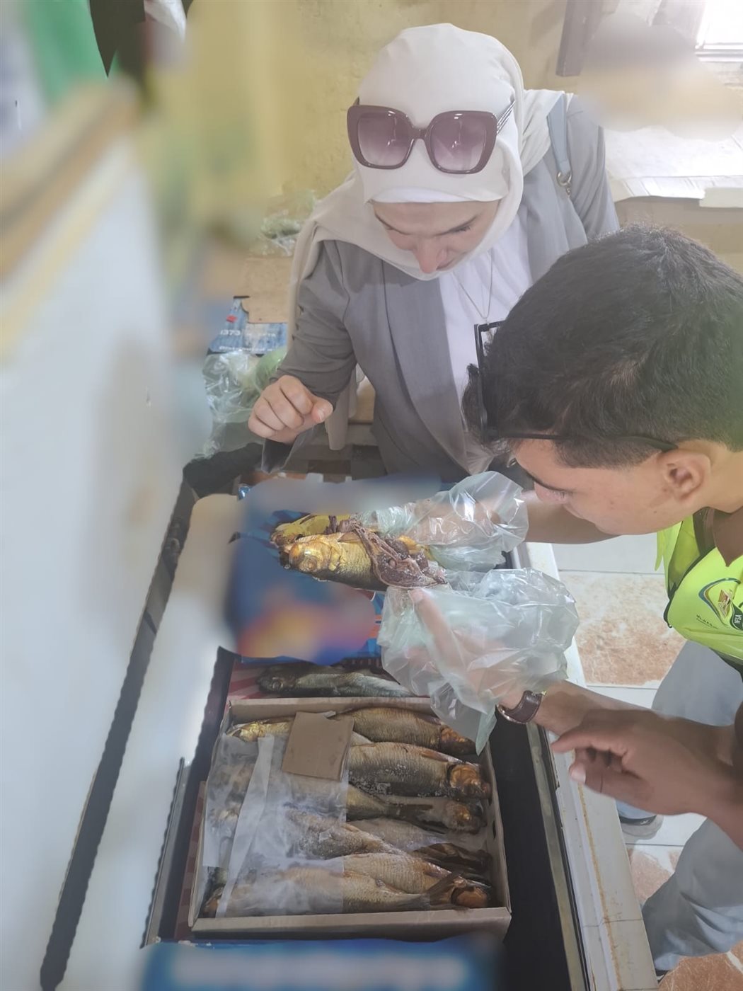 جانب من الحملة والضبط، فيتو