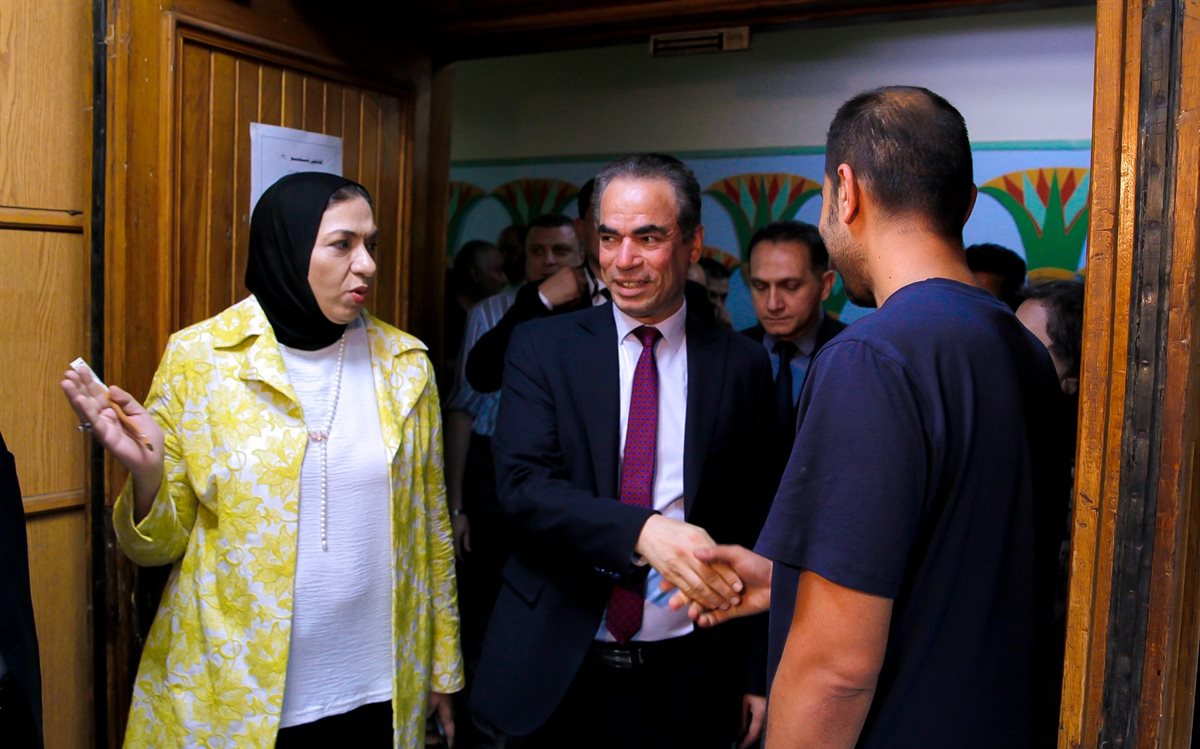 تفقد رئيس الهيئة الوطنية للإعلام أعمال التطوير في ستديوهات القنوات المتخصصة
