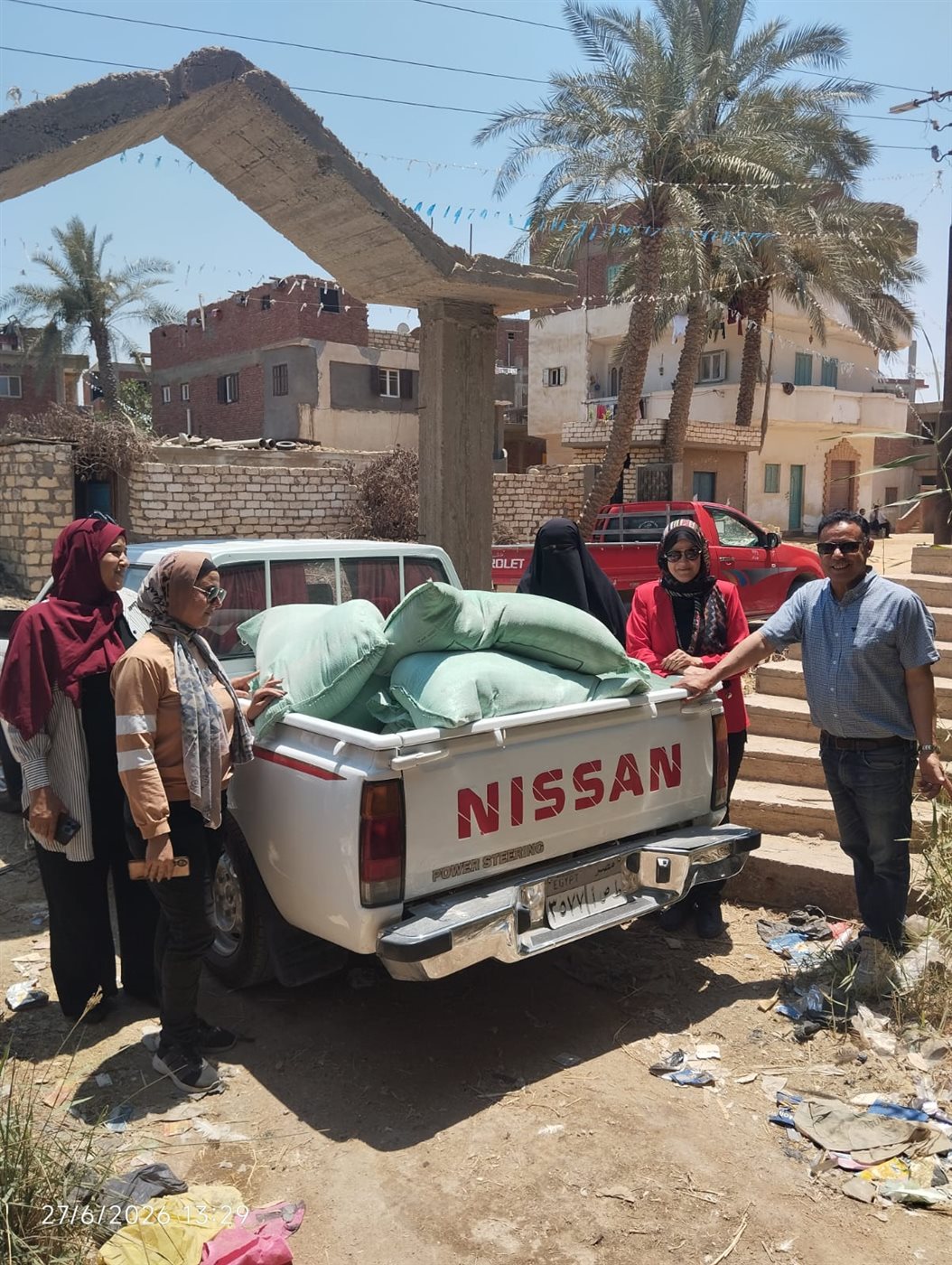 جانب من الحملات التموينية بالإسماعيلية، فيتو