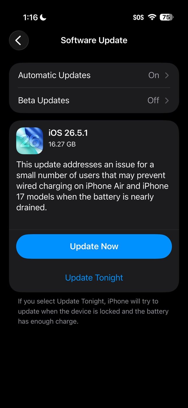 آبل تطلق تحديث iOS 26.5.2