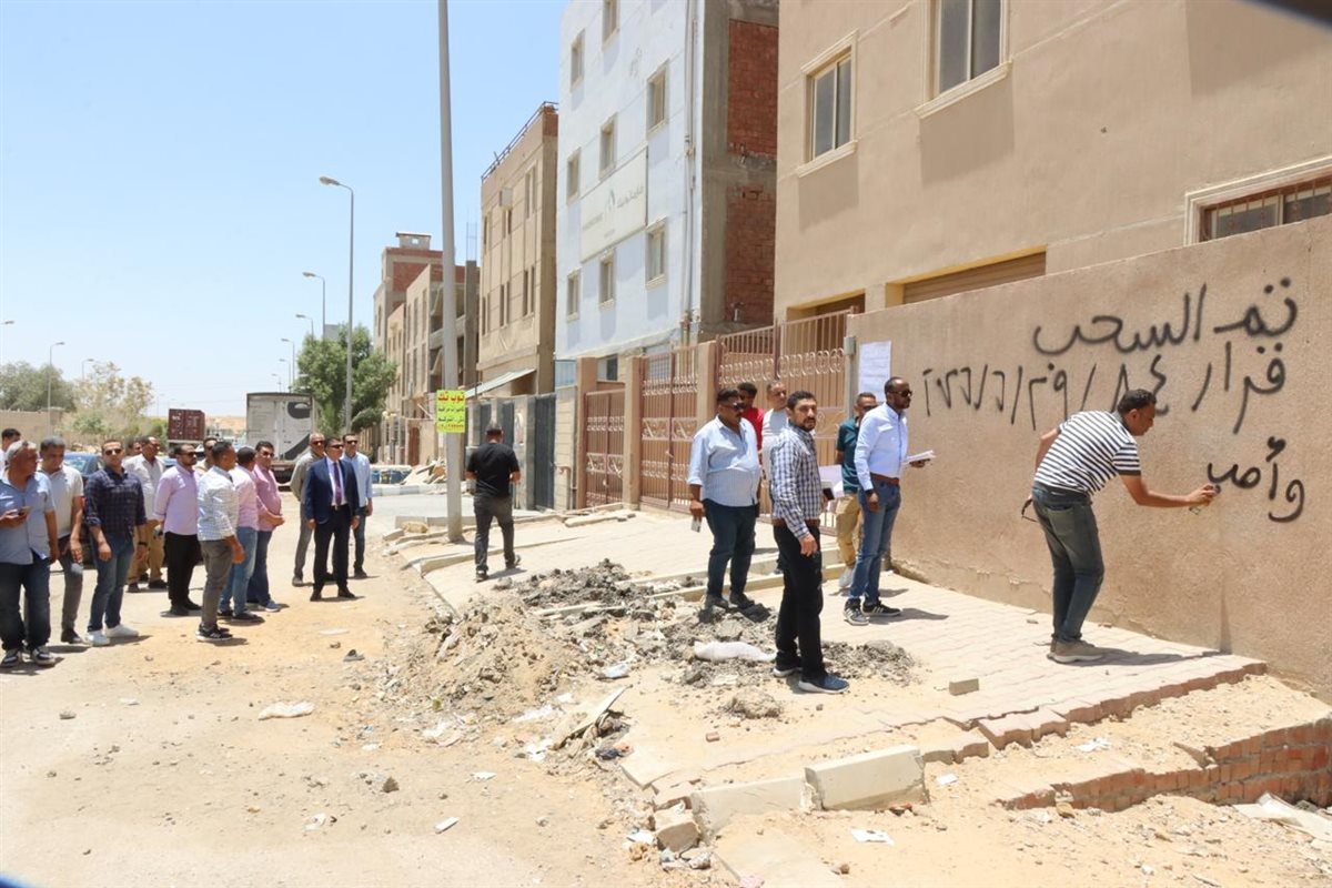 &nbsp;حملات سحب الأراضي غير المستغلة في القاهرة الجديدة والقطامية وبدر