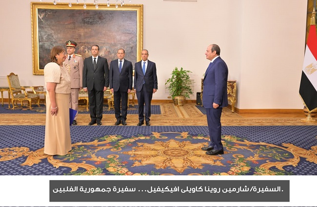 17 سفيرًا جديدًا يسلمون أوراق اعتمادهم للرئيس السيسي