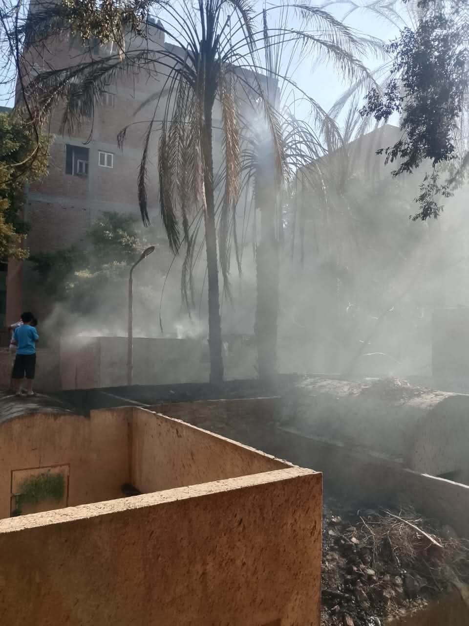 حريق بمقابر بهتيم شبرا الخيمة، فيتو