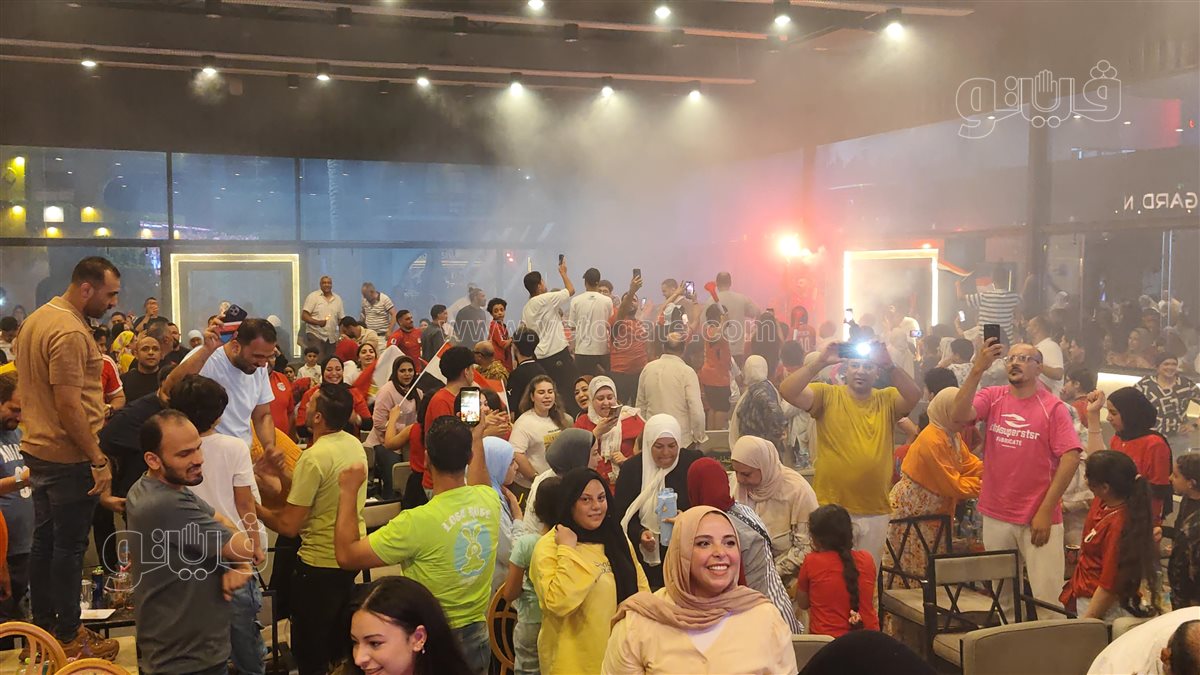 فرحة هستيرية ببورسعيد خلال الفوز بركلات الترجيح