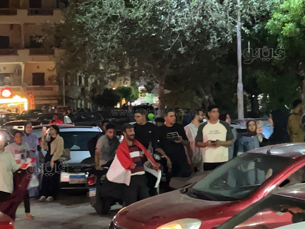 استمرار الاحتفالات ببورفؤاد لفوز المنتخب المصري على نظيره الاسترالي&nbsp;