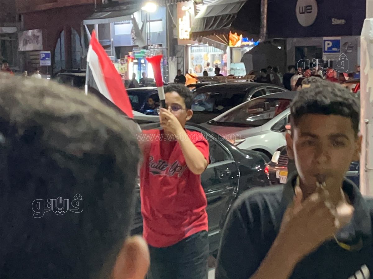 استمرار الاحتفالات ببورفؤاد لفوز المنتخب المصري على نظيره الاسترالي&nbsp;
