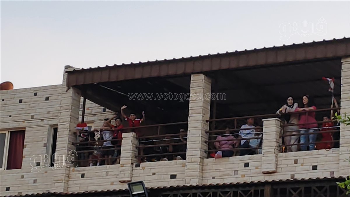 ترقب بين مشجعي المنتخب المصري من رواد نادي السلام البحري ببورفؤاد