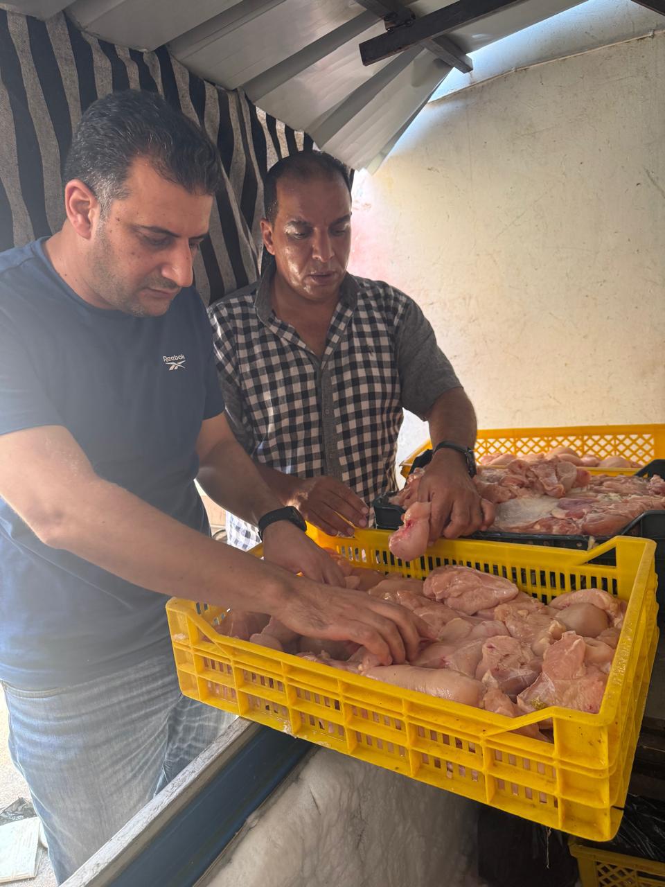 ضبط طن لحوم ودواجن فاسدة في طنطا