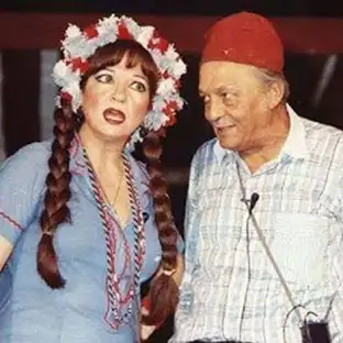 مدبولى مع شادية فى ريا وسكينة&nbsp;