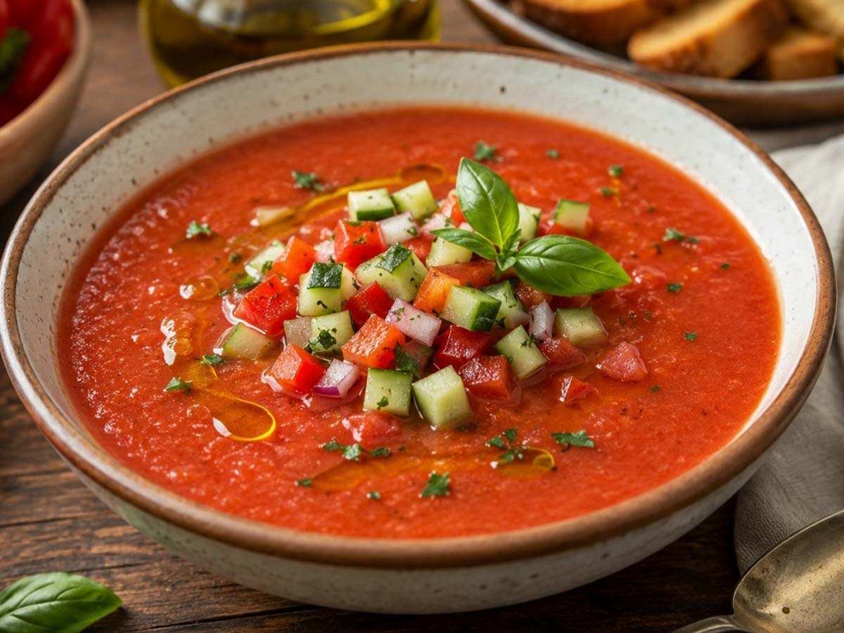 شوربة الطماطم الباردة