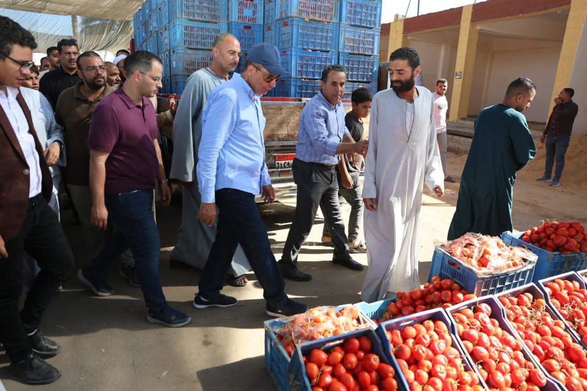محافظ المنيا يفتتح السوق الحضاري الجديد ببني مزار
