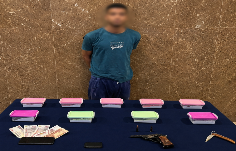 مصرع تاجر مخدرات وضبط أكثر من 700 كيلو مواد مخدرة و94 قطعة سلاح بقيمة 133 مليون جنيه، فيتو