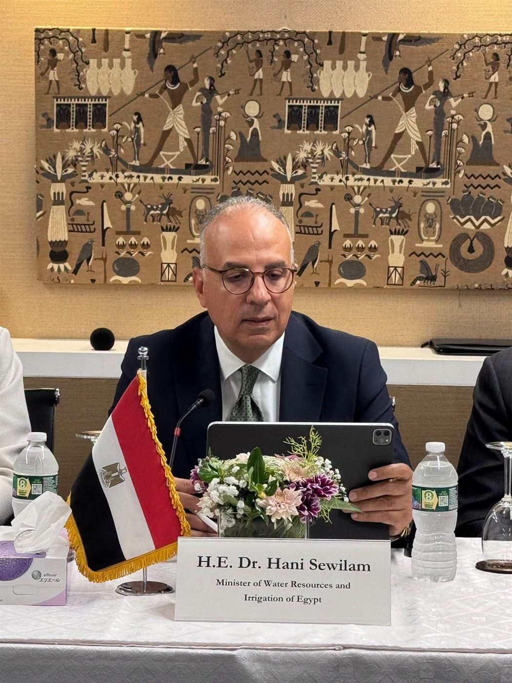 وزير الري يدعو لزيادة تمويل قطاع المياه لمواجهة تغير المناخ