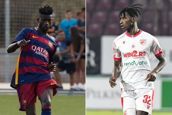 اللاعب الغيني إدجار لي وتوأمه، فيتو