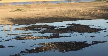 جفاف مناطق واسعة من نهر النيل