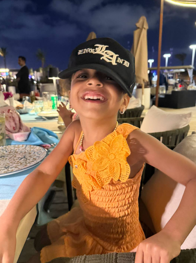 كيان إبنة محمد صلاح الصغيرة