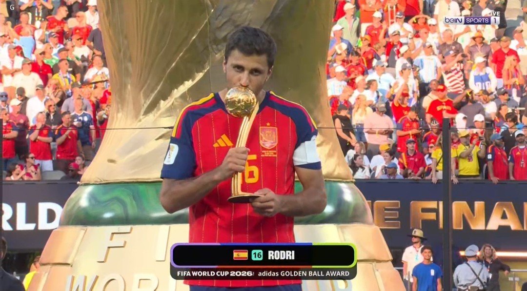 رودري أفضل لاعب في المونديال، فيتو