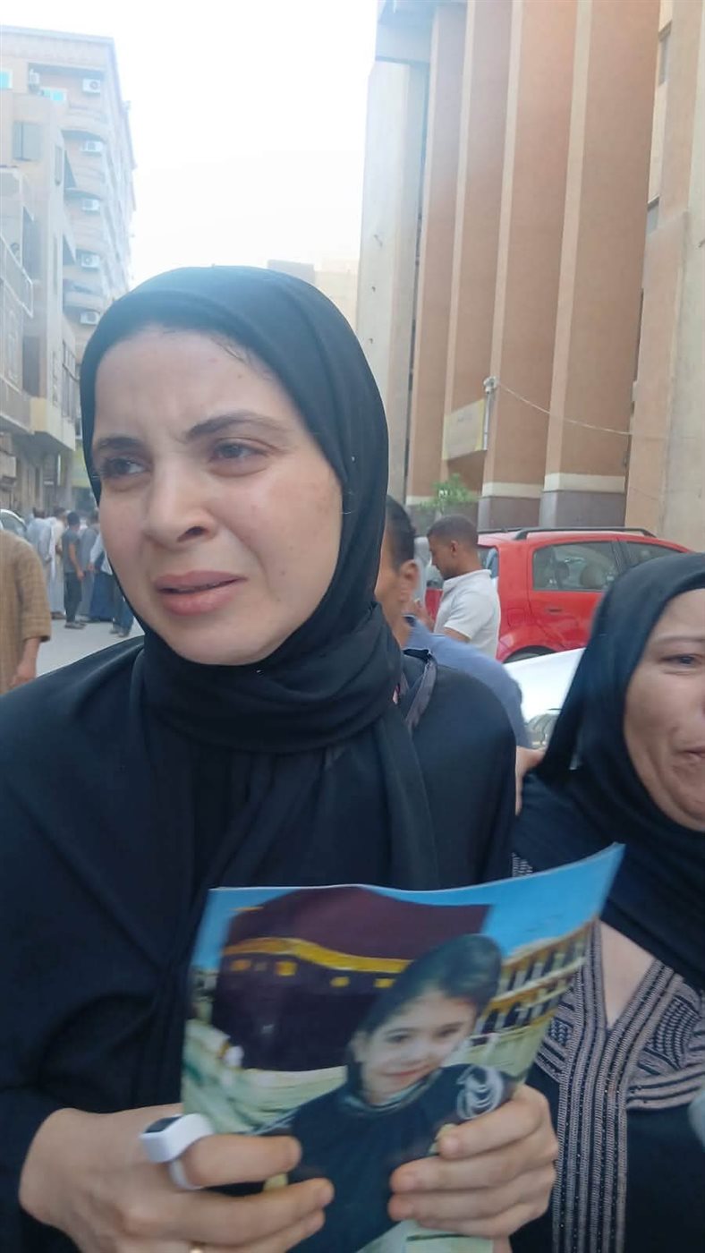 والدة لارين طفلة المنيا، فيتو