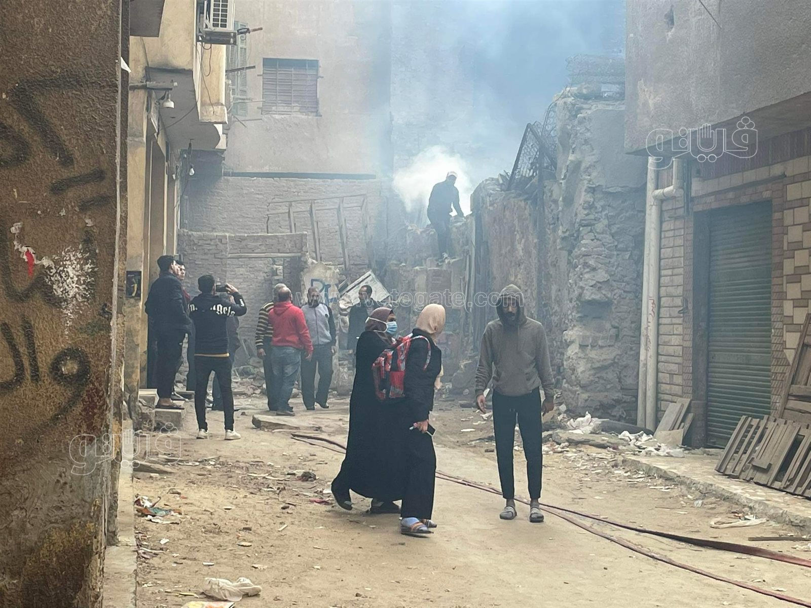 حريق مخزن خردة (14)