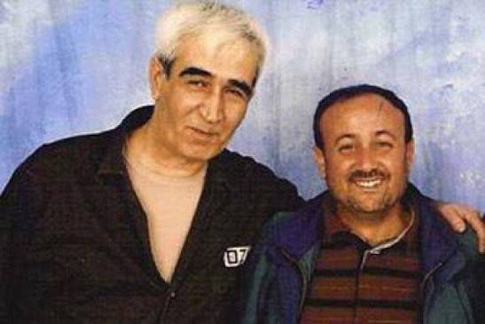 القيادي في حركة فتح مروان البرغوثي والأمين العام للجبهة الشعبية لتحرير فلسطين أحمد سعدات