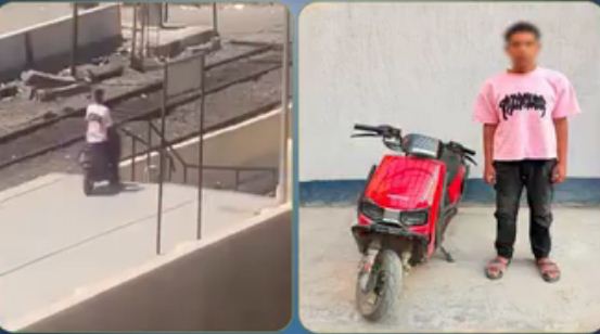 استعراض على رصيف محطة قطار ينتهي بضبط طالب في الغربية.. فيديو متداول يكشف الواقعة