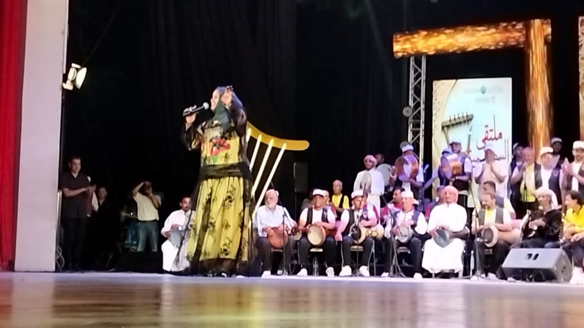 جانب من فاعليات حفل افتتاح الملتقى، فيتو