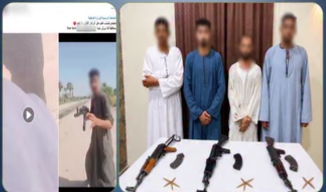 ضبط أطراف مشاجرة تبادلوا خلالها إطلاق النار في قنا، والتحفظ على 3 بنادق آلية، فيتو