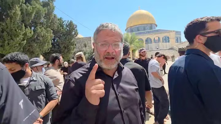 وزير الأمن القومي الإسرائيلي المتطرف إيتمار بن غفير