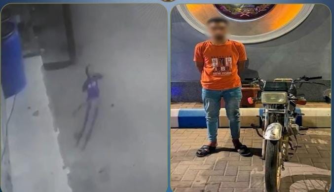قائد دراجة نارية دهس طفلًا وفر هاربًا في سوهاج