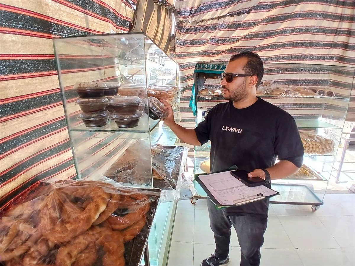 حملة مكبرة على الأسواق والمخابز بالخارجة في الوادي الجديد&nbsp;