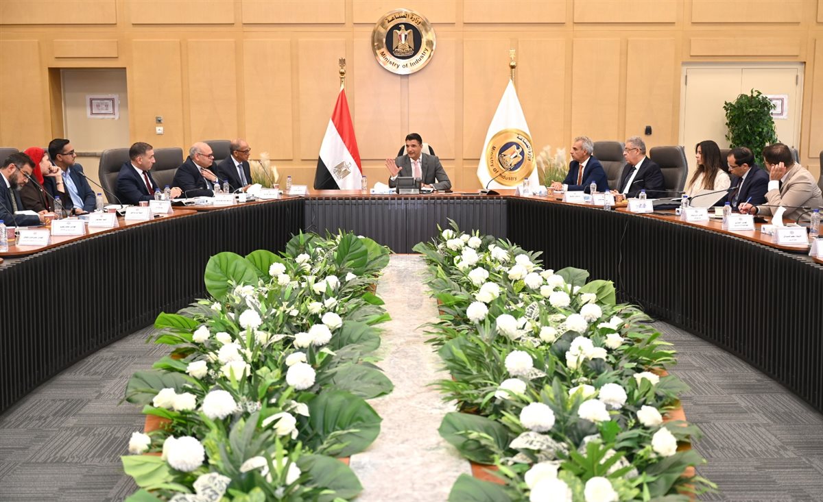 لقاء وزير الصناعة مع المجلس الاستشاري الرئاسي لعلماء وخبراء مصر