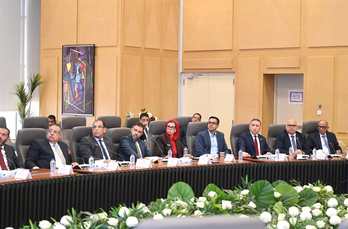 لقاء وزير الصناعة مع المجلس الاستشاري الرئاسي لعلماء وخبراء مصر