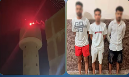 قصة فيديو كفر شكر، ألعاب نارية بمحطة مياه،