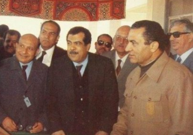 حسب الله الكفراوي مع الرئيس الراحل مبارك