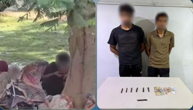 فيديو على السوشيال ميديا يقود لضبط شخصين لتعاطي المخدرات داخل حديقة بالحي السابع في أكتوبر