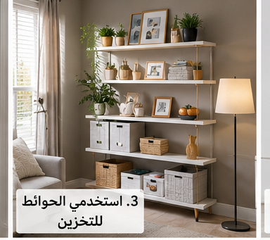 استخدمي الحوائط