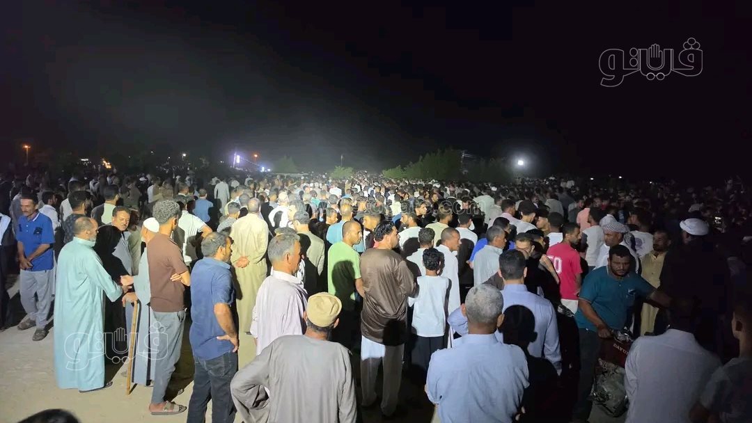 جانب من جنازة ضحايا الحادث،فيتو 