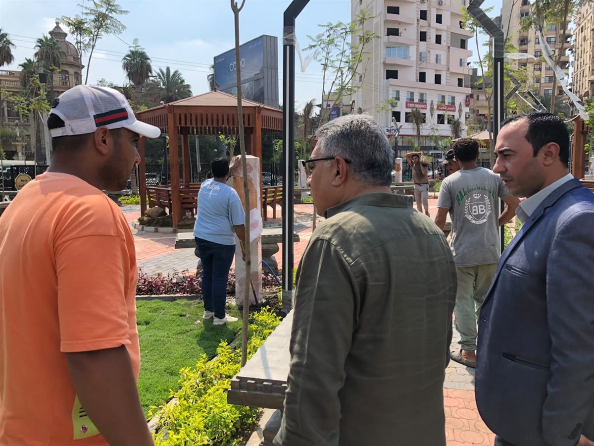 محافظ الدقهلية يتفقد التشطيبات النهائية بحديقة كوكب الشرق في المنصورة