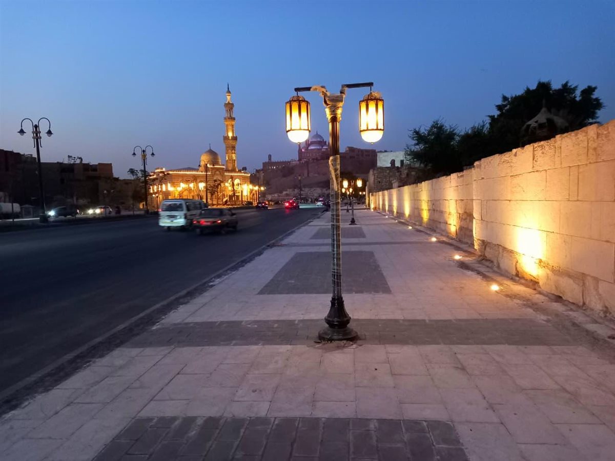 الانتهاء من ترميم سور مجرى العيون والممشى السياحي
