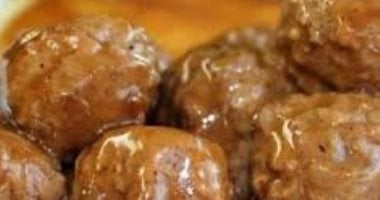 طريقة عمل كرات اللحم بالصوص البنى