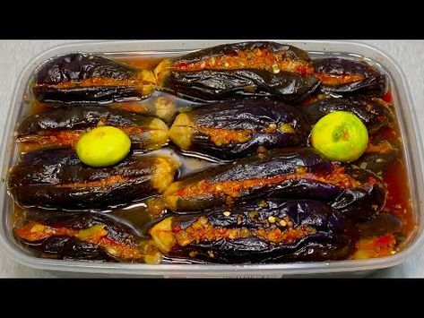 طريقة عمل الباذنجان المخلل