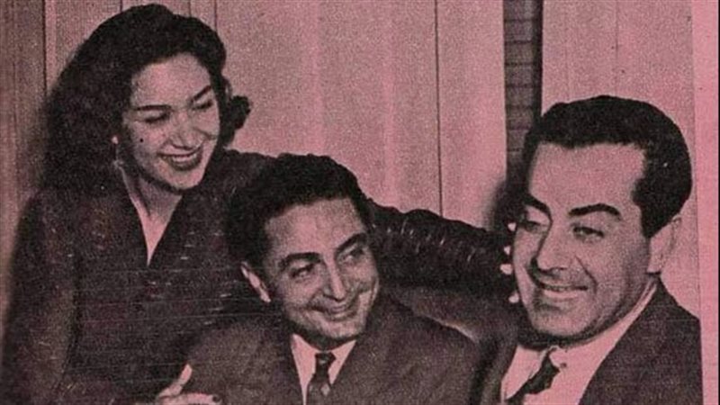 احمد بدرخان مع فريد وهدى سلطان