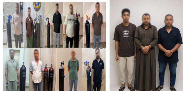 بعد حادث انفجار «أسطوانة هيليوم» بأرابيلا بلازا.. ضبط أصحاب مخزنين بدون ترخيص ومصادرة 997 أسطوانة