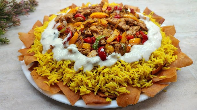 طريقة عمل فتة شاورما الدجاج 