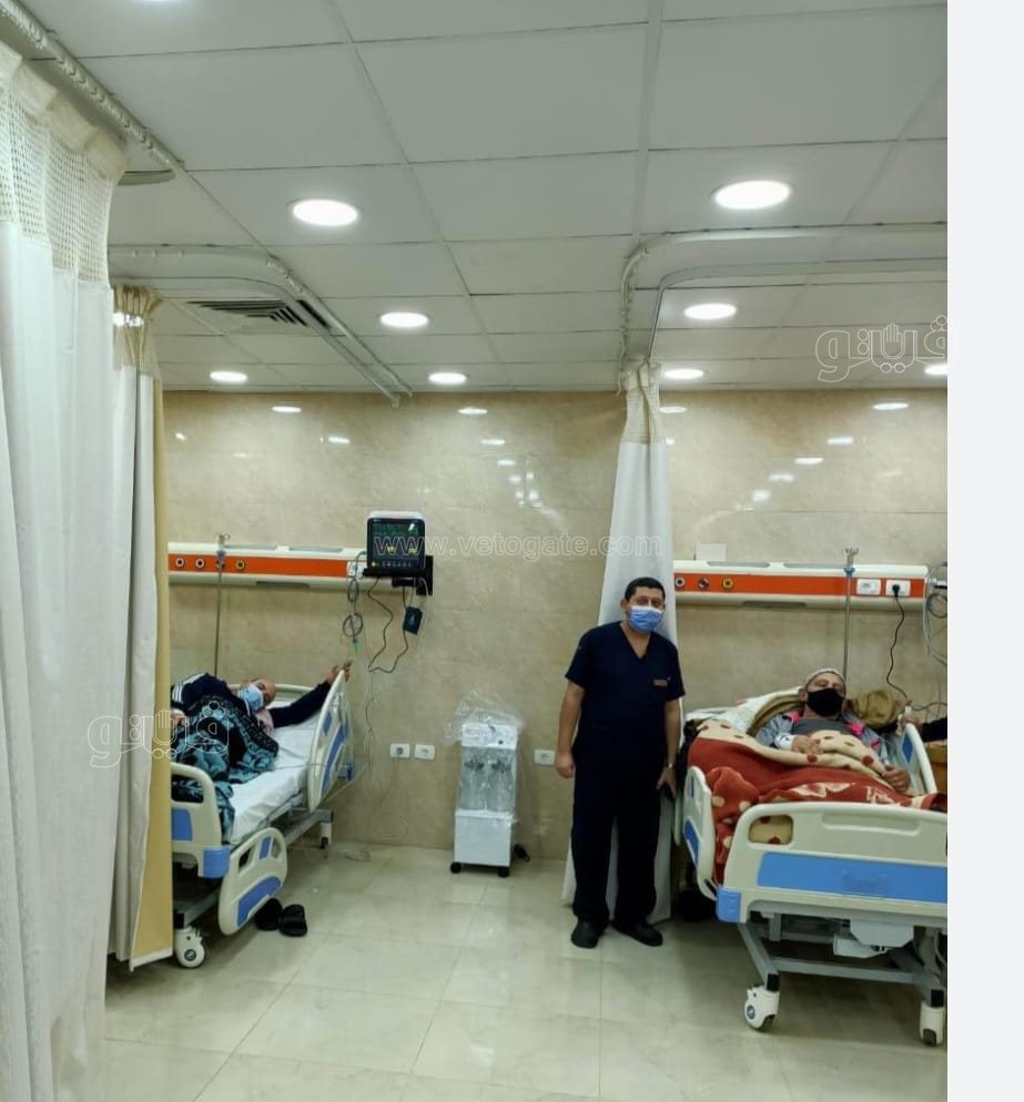 مشهد من داخل مستشفى روض الفرج، فيتو