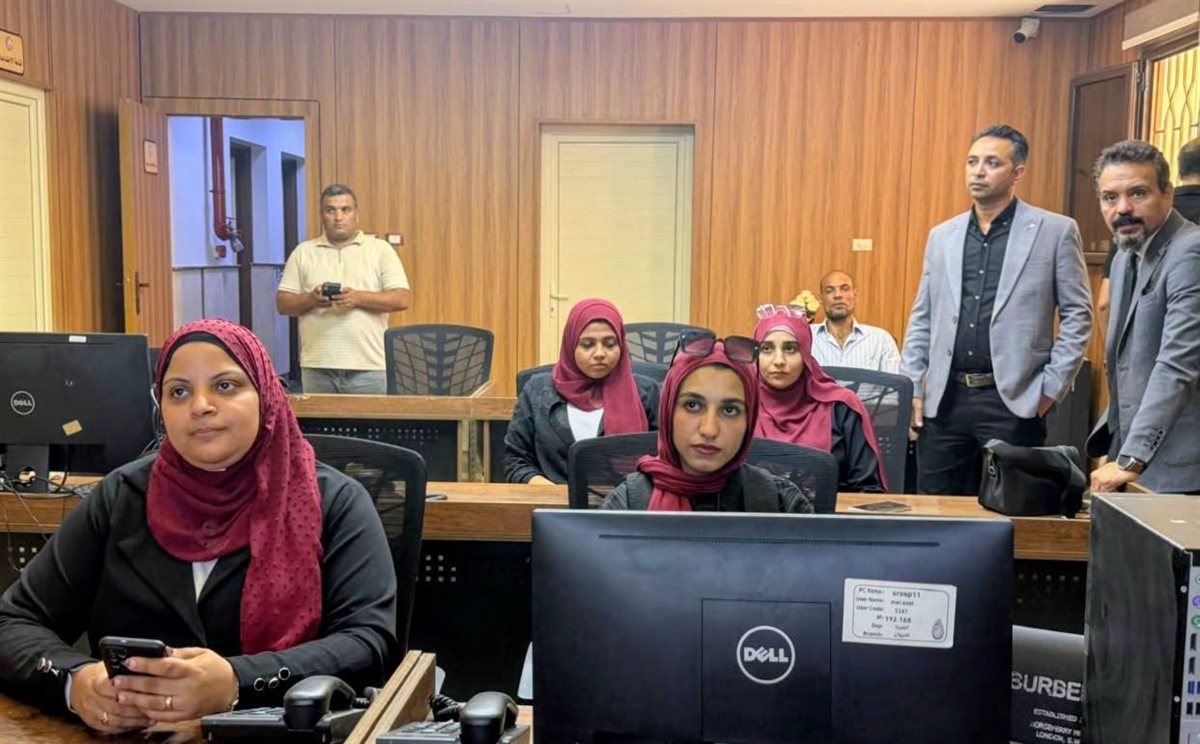 متابعة مركز التحكم والسيطرة بمياه الشرقية 