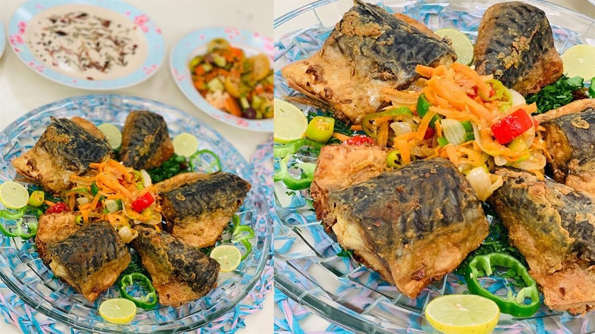 طريقة عمل السمك الماكريل المقلي&nbsp;