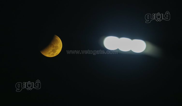  خسوف قمري أحمر يزين سماء مصر (2)